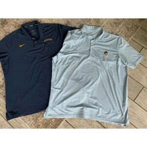 (2) Men’s Milwaukee Brewers Polos Size XXL Nike & Vineyard Vines